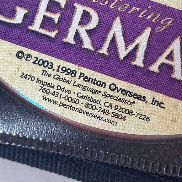 Learn German 10 Disc Edition Set With Travel Case - Picture 11 of 11